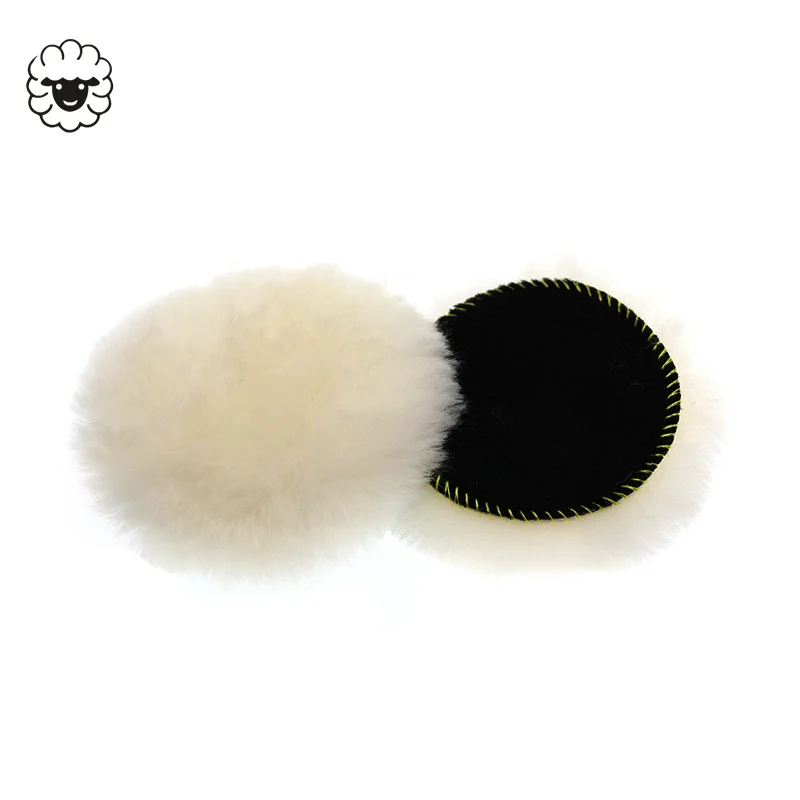 

1000Sheep 4" 102mm Woolen Polishing Pad Car Detailing Polishing Wheel Buffing Wool Pad For Car Body Polish Remove Scratch