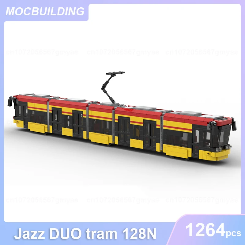 Swing Tram 120Na V02 Model Moc Building Blocks Diy Assemble Bricks Traffic Educational Creative Display Collect Toy Gift 1325PCS