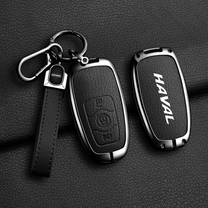 Suitable for 13-17 Haval H6 car remote key covers 14-16 Great Wall C50 Haval H6 zinc alloy car key protection cases