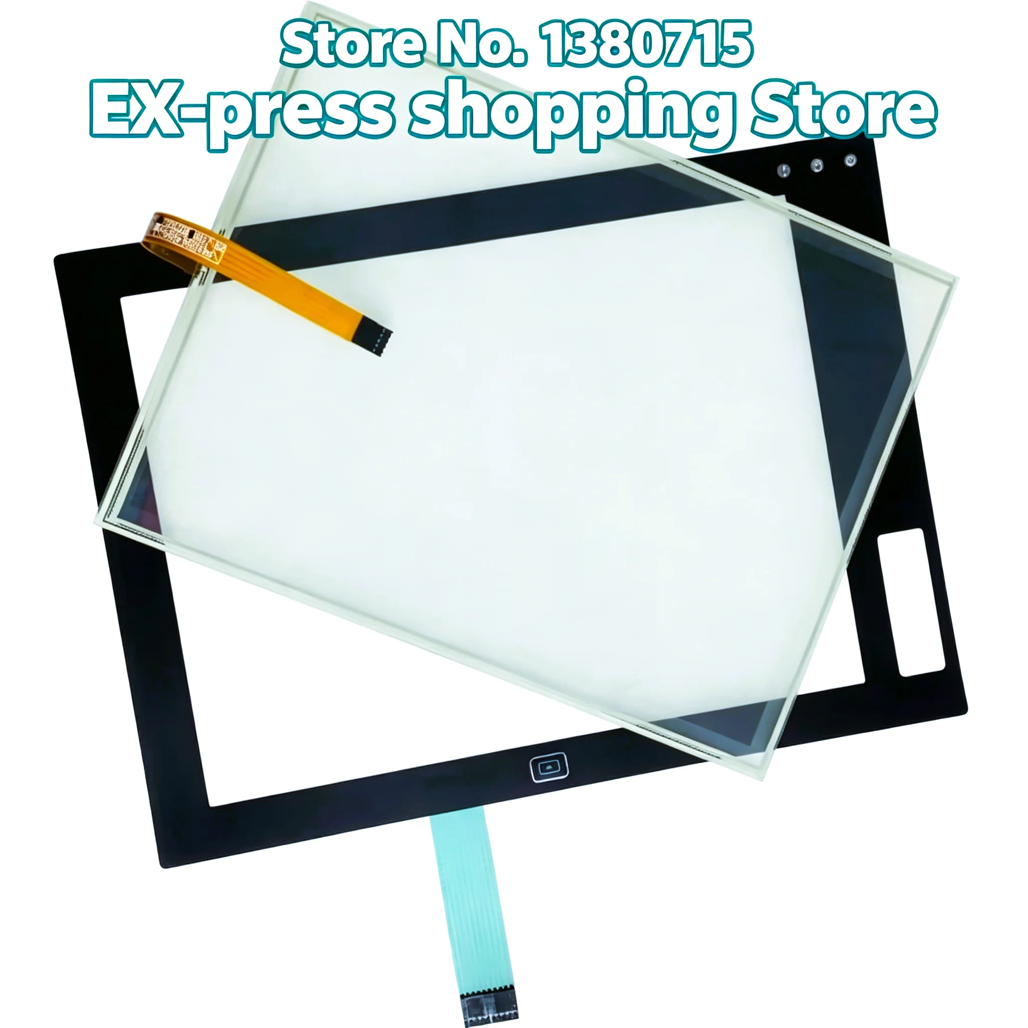Membrane Keypad & Touch Glass 6181P‑15A2SWX1DC For Industrial Operator Panel Replacement Accessory