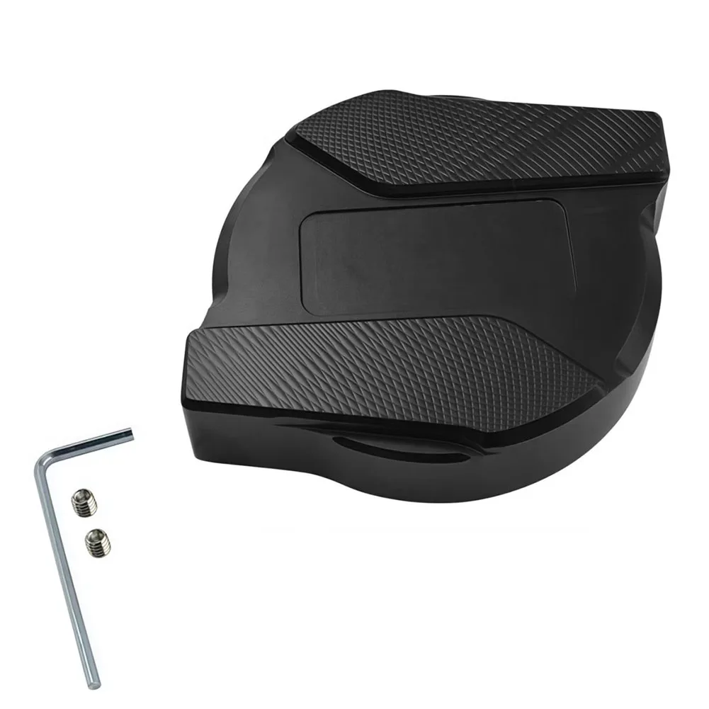 Accesorio de repuesto para tapa de tanque de combustible de motocicleta, cubierta decorativa de aleación de aluminio adecuada para la mayoría de tanques de combustible de motocicletas