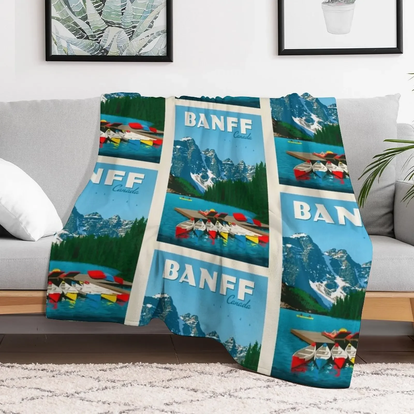 Banff Canada Throw Blanket blankets ands Luxury Thicken Baby Blankets