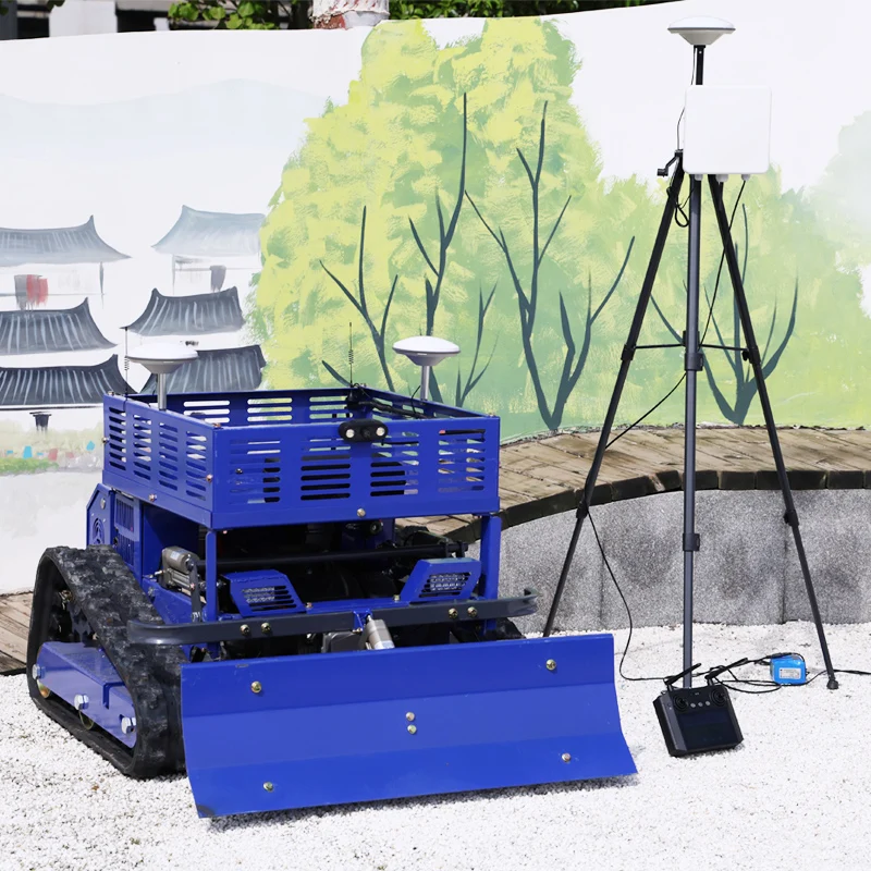 

Customized cutting width 80cm-1.2M remote control diesel engine flail lawn mower forestry farm hammer blade lawn mower