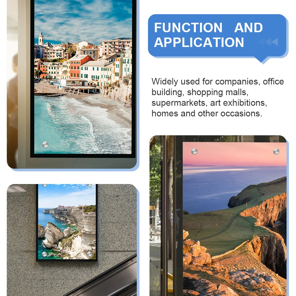 

20pcs Stainless Advertising Standoff Screw For Wall Picture Standoff Screw Sign Holder Display Mount Hardware Fixings Fastener