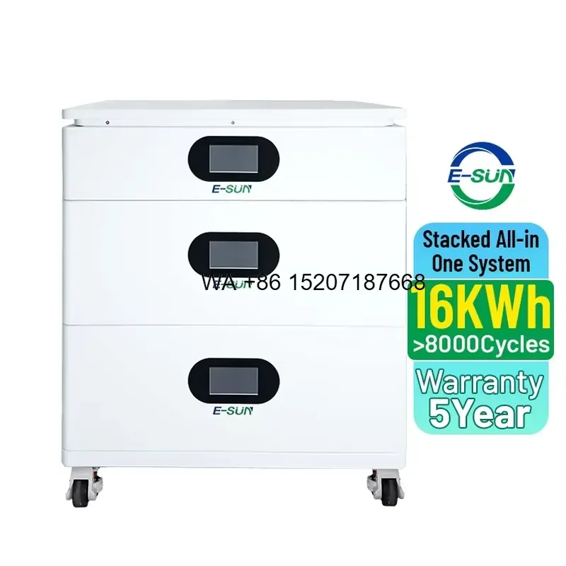 Wmwmnu for Integrated Solar Storage System 6kW All-in-One Inverter With 16kWh Module Battery Home Villa Small Business