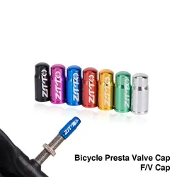 2pcs MTB Road Bike Presta Valve Caps Protector Air Valve Caps Ztto Dustproof Waterproof Bike Tube Tyre Tool Wheel Tire Valve Cap