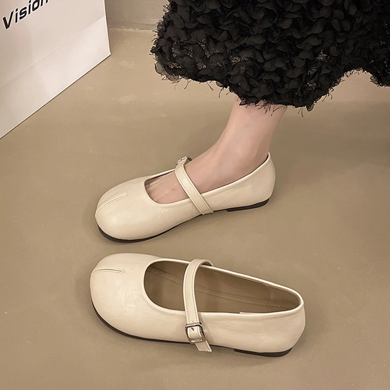 

Shoes Woman Flats Shallow Mouth All-Match Modis Soft Dress Grandma Summer Moccasin New 2024 Mary Janes Fashion Soft All-Match Sh