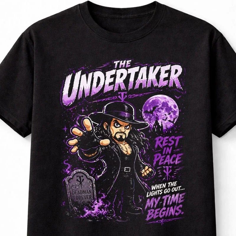 The Undertaker Deadman Rest In Peace Wrestling Phenom Legend Unisex T-Shirt