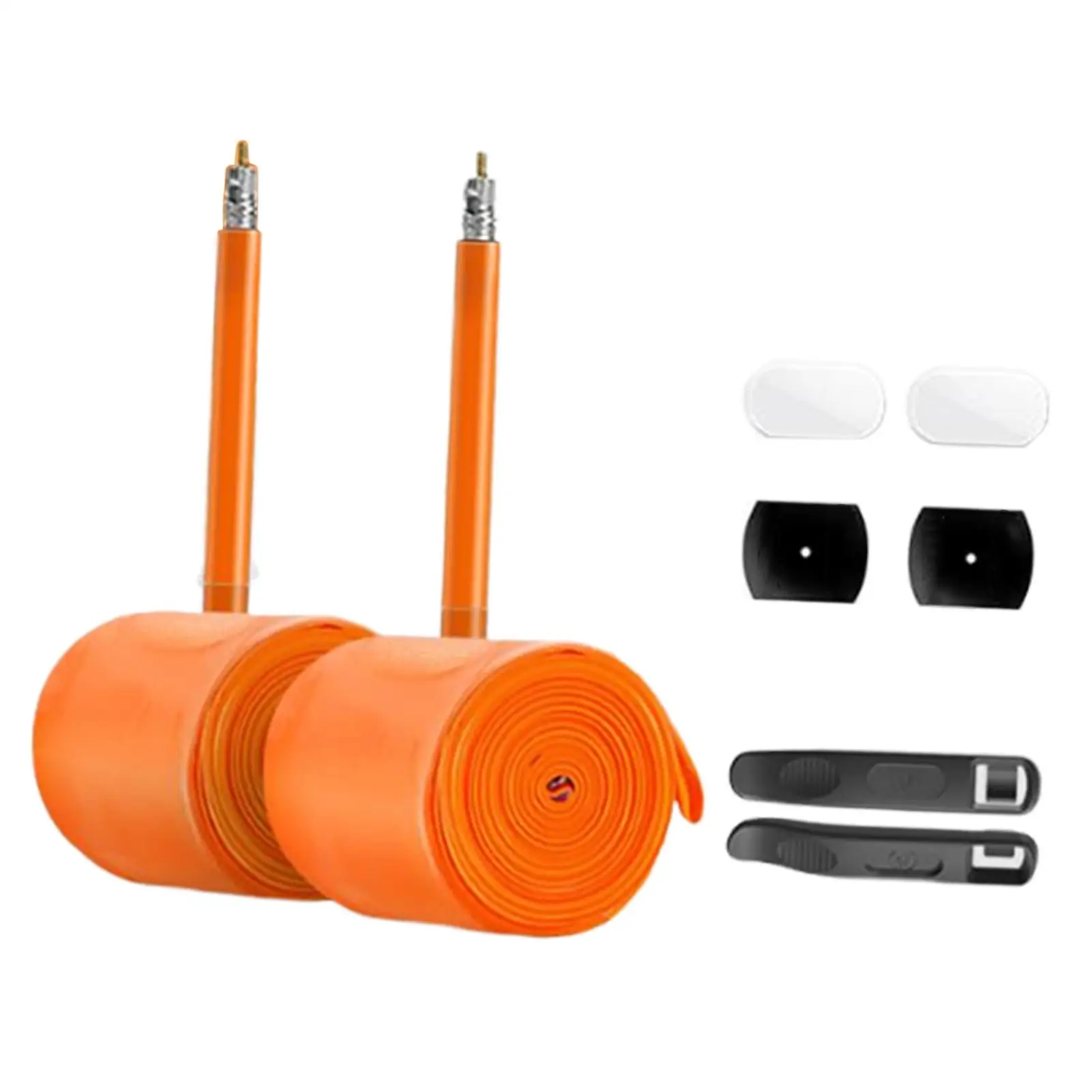 

2 Pieces Bike Inner Tubes Premium Bike Interior Tire Tubes for Road Bicycles