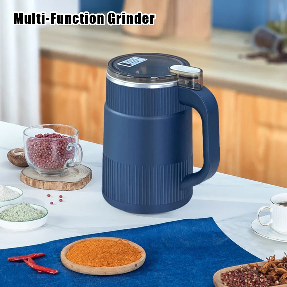 Electric Coffee Grinder Multifunctional Beans Spices Grains Grinder Lightweight Small Powder Machine Household Kitchen Supplies