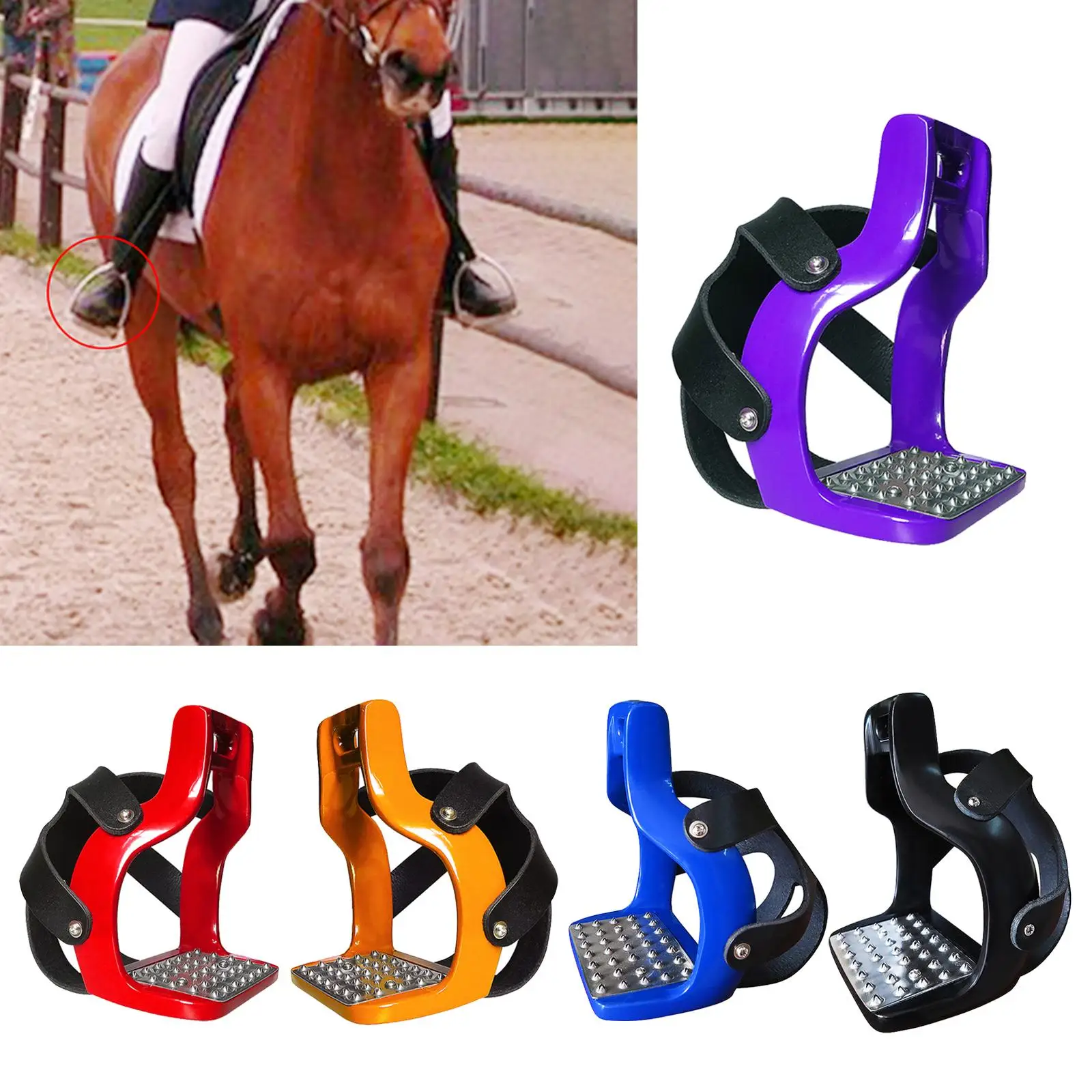 Saddle Lightweight Horse Saddle English Riding Die-Cast Aluminum Casting Colored with Net Cover