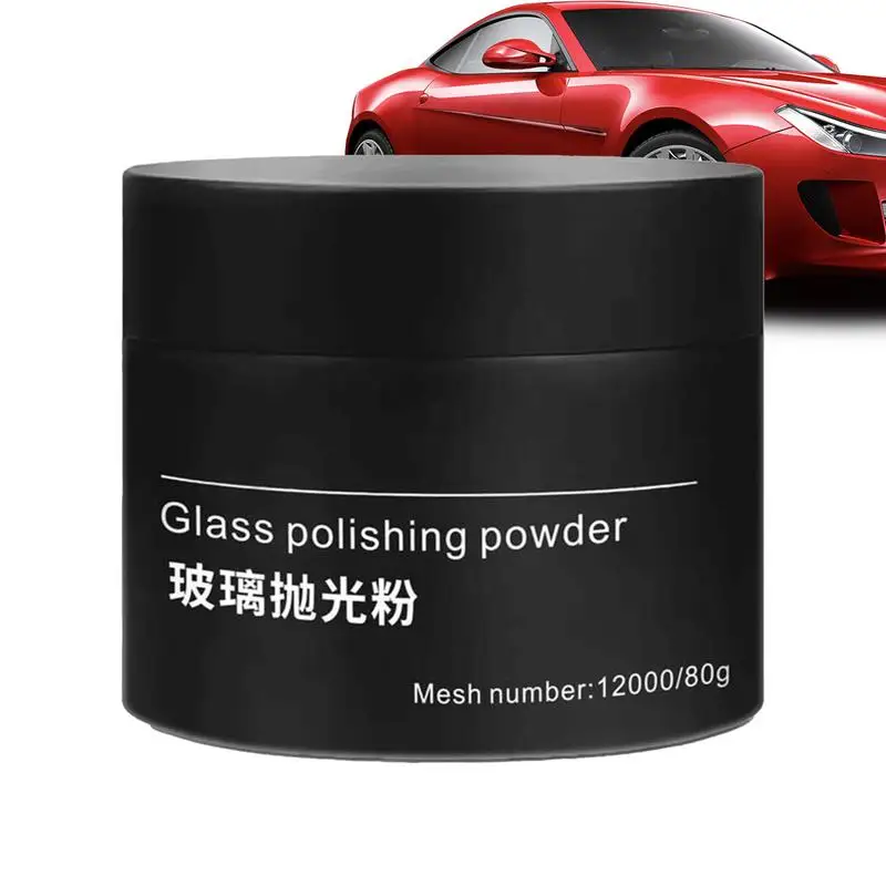 80g Car Windshield Polishing Powder Glass Mirrors Composite Repair Polishing Window Powder Scratch Tool