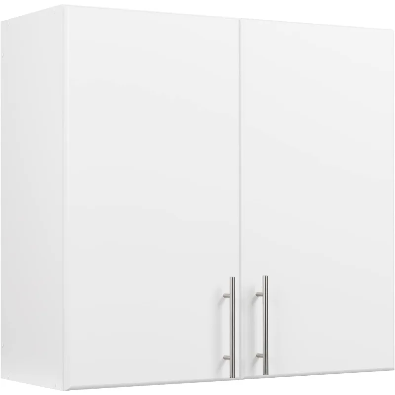 

Elite 32" Wall Cabinet, White Storage Cabinet, Bathroom Cabinet, Pantry Cabinet with 1 Adjustable Shelf 12" D x 32" W x 3