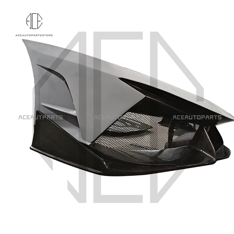 For Ferrari F430 Carbon Fiber Body Kit F430 Upgraded VORS Style Front And Rear Bumper Spoiler Hood