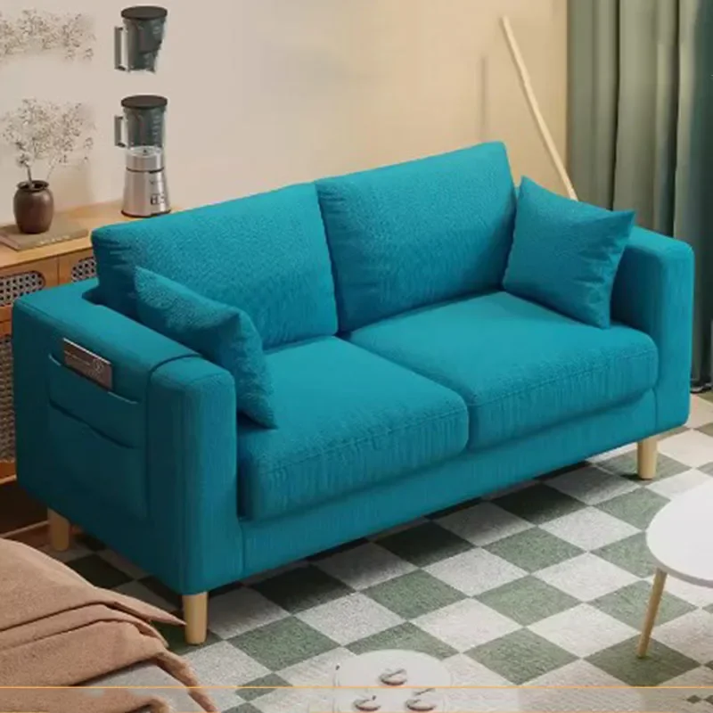 Modern Soft Living Room Sofas Lazy Hotel Large Recliner Sofas Daybed Floor image 4