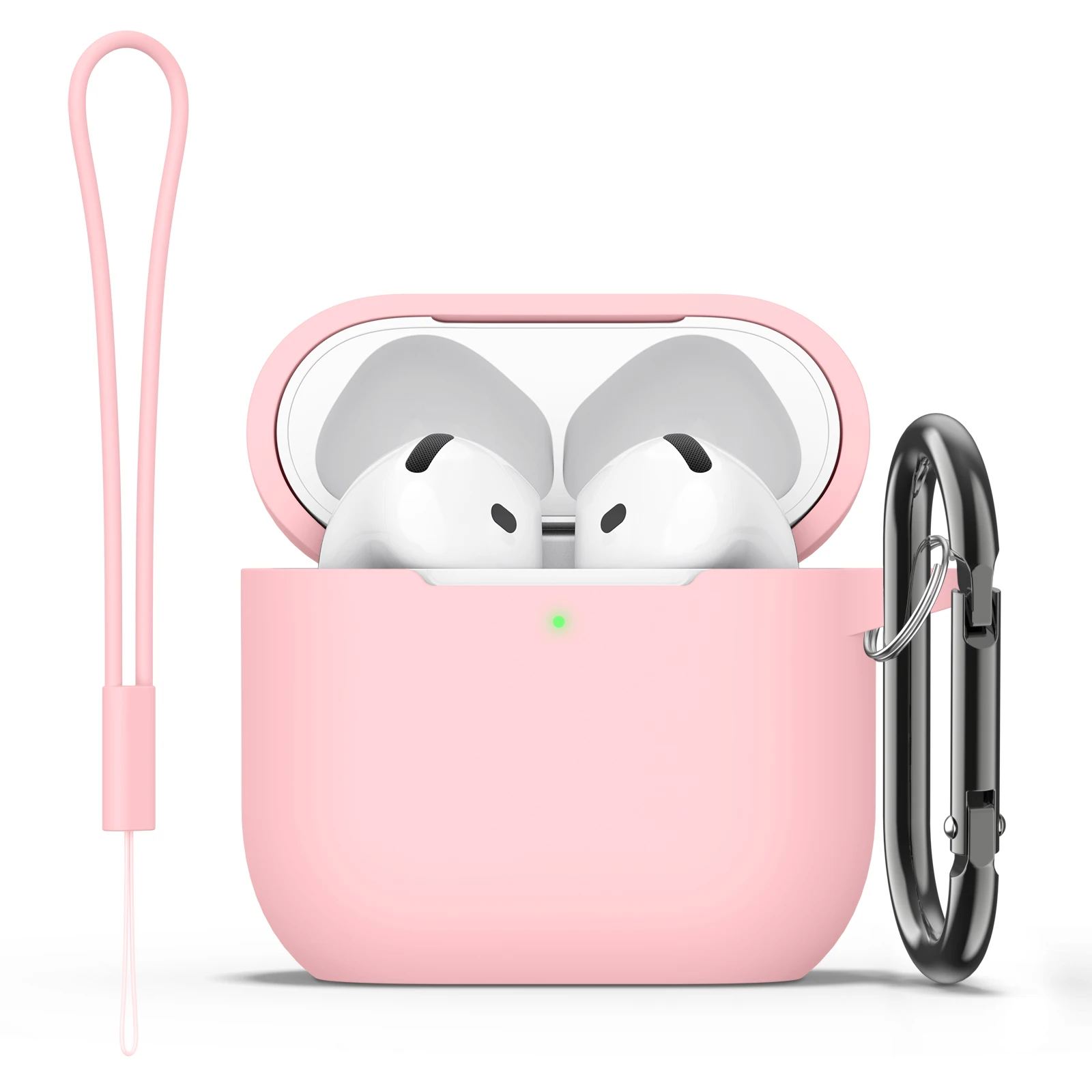 Silikonhüllen für Apple Airpods 4 Kopfhörer-Zubehör, kabellose Bluetooth-Headset-Abdeckung für Apple Air Pods 4 Schutzhülle