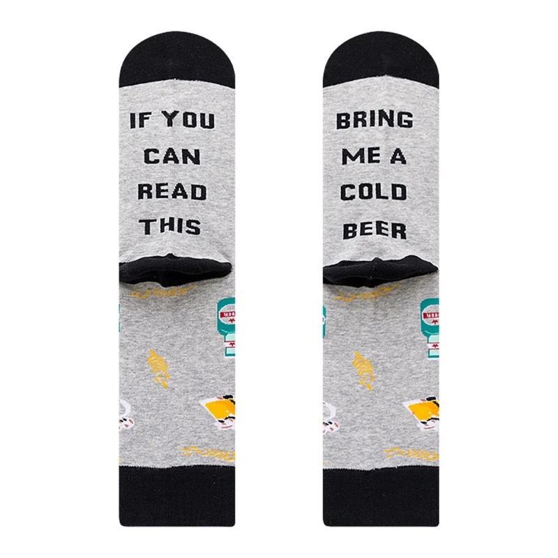 Novelty Funny Saying Socks Read This Martini Whisky Stockings