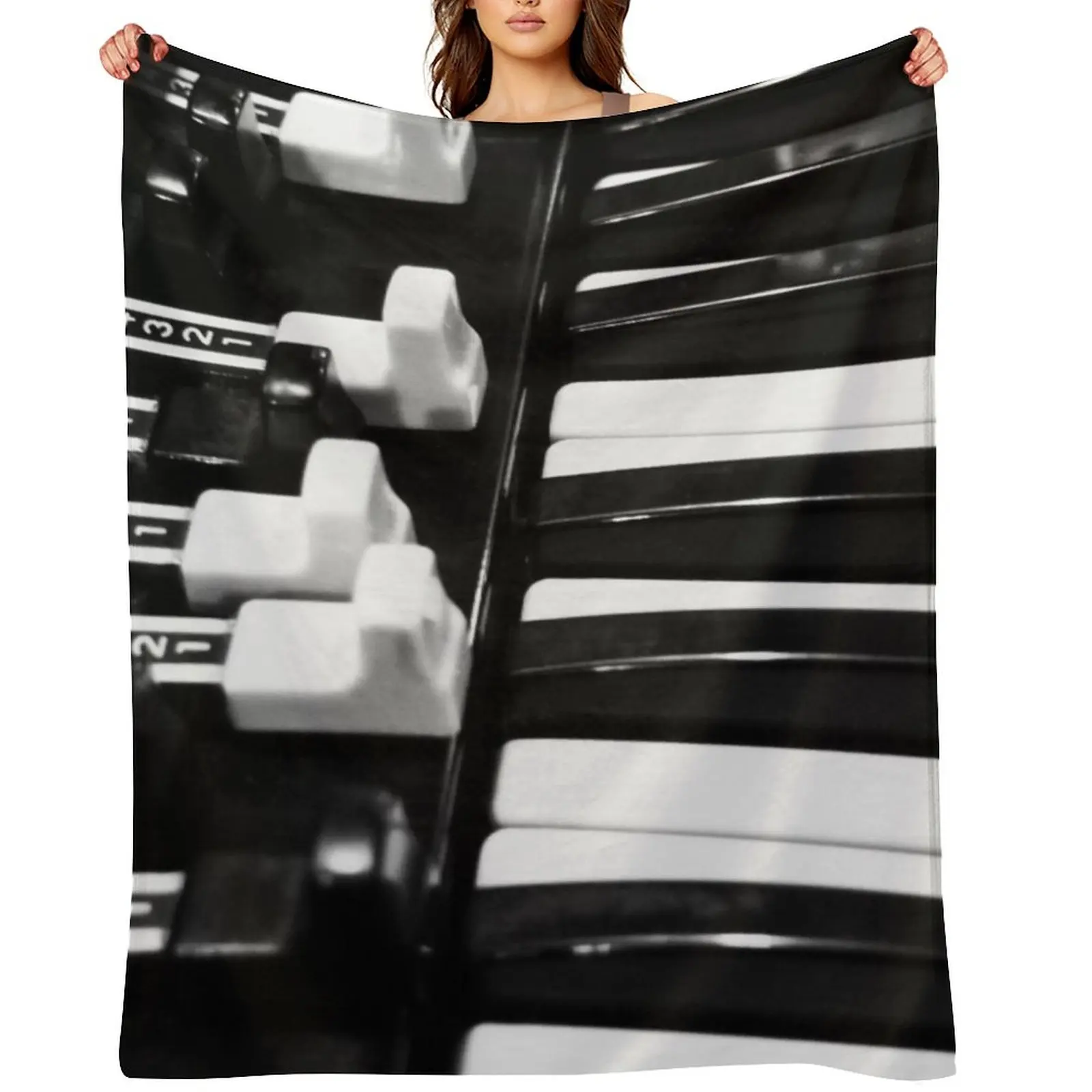 

Hammond B3 Organ Throw Blanket Beach valentine gift ideas Winter beds Furrys Blankets