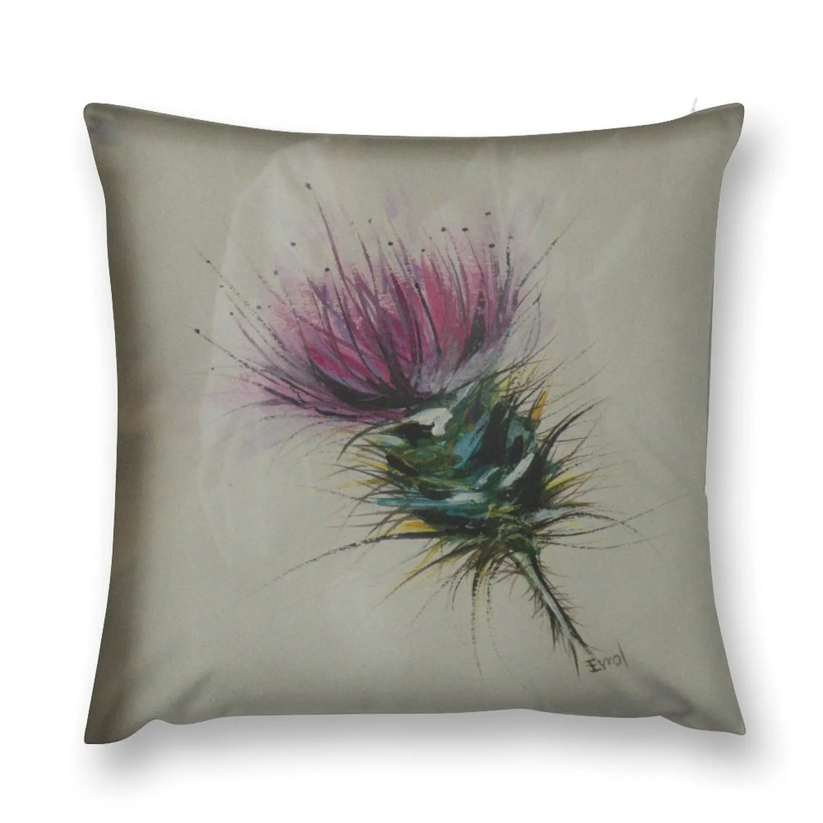 Thistle Throw Pillow Custom Cushion Photo Pillowcase luxury throw pillow covers pillow