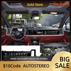 Reproductor Multimedia con Android y GPS para coche Porsche Cayenne, unidad principal de Radio, copiloto, Carplay, 2018-2023