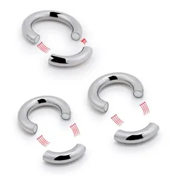 Magnet Scrotal Pendant Binding Penis Ring Enlargers Sexual Pene Stretcher Stimulation Adult Cook Cage Erection Locking Sex Toys