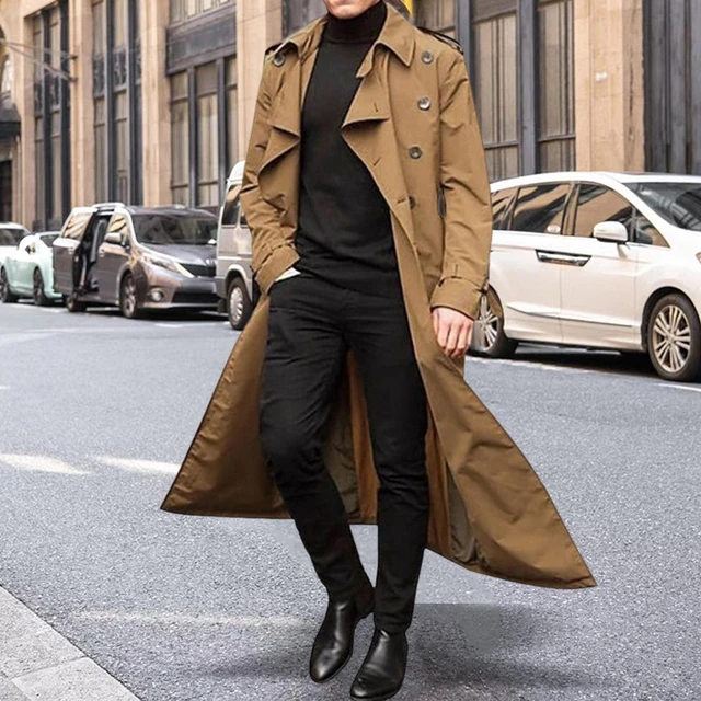 Fashion trench coat homem