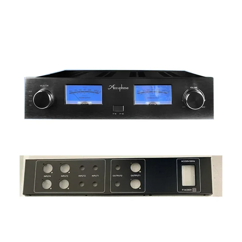 Корпус усилителя мощности Accuphase 430*340*95 мм, корпус McIntosh Vu Meter, корпус предусилителя HIFI Diy, коробка аудиоусилителя