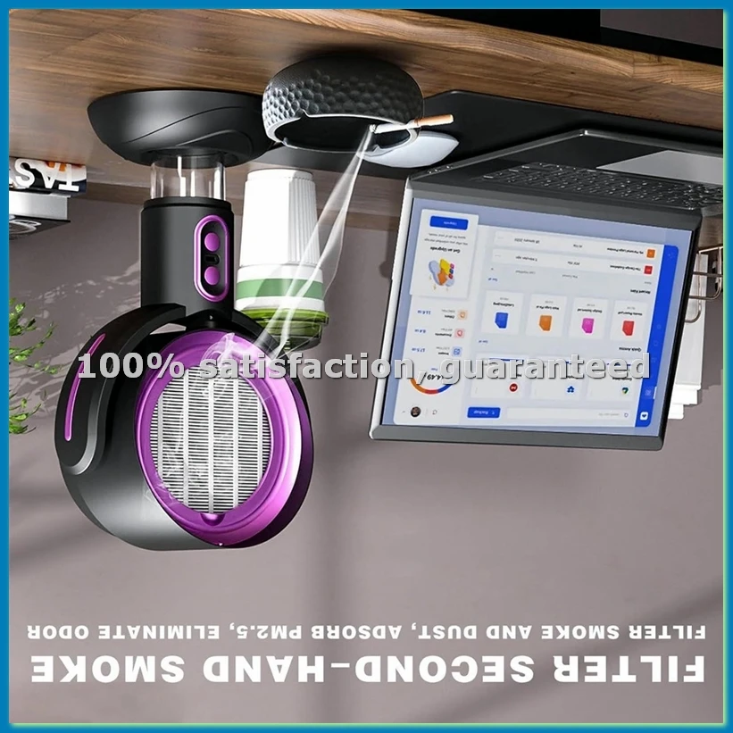 

Purifier Fan,Removable and Washable Filter, Smoke Fan for Indoors,for Indoor BBQ,Hot Pot,(,Charging Model)-A09G