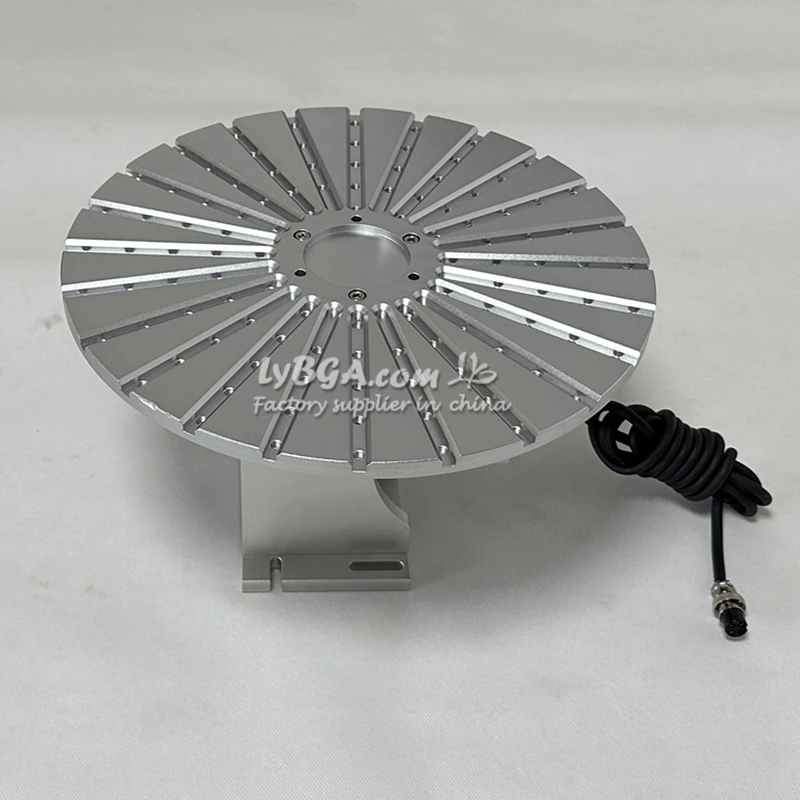 

LY Round Wheel Rotary Axis 300 Diameter Two Sides Use for Pen Solder Tip Fiber Laser Engraving Marking Machine Use