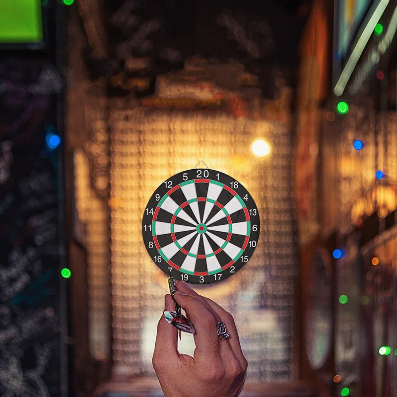 

Lightweight and easy to carry multi-specification grid double-sided model dartboard, home and outdoor entertainment, with darts