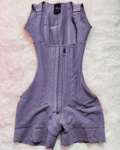 Imagen 2 del producto Fajas de alta compresión para mujer, mono sin mangas con pecho abierto, ropa moldeadora de cuerpo, entrenador de cintura, corsé moldeador, ropa interior de levantamiento de cadera