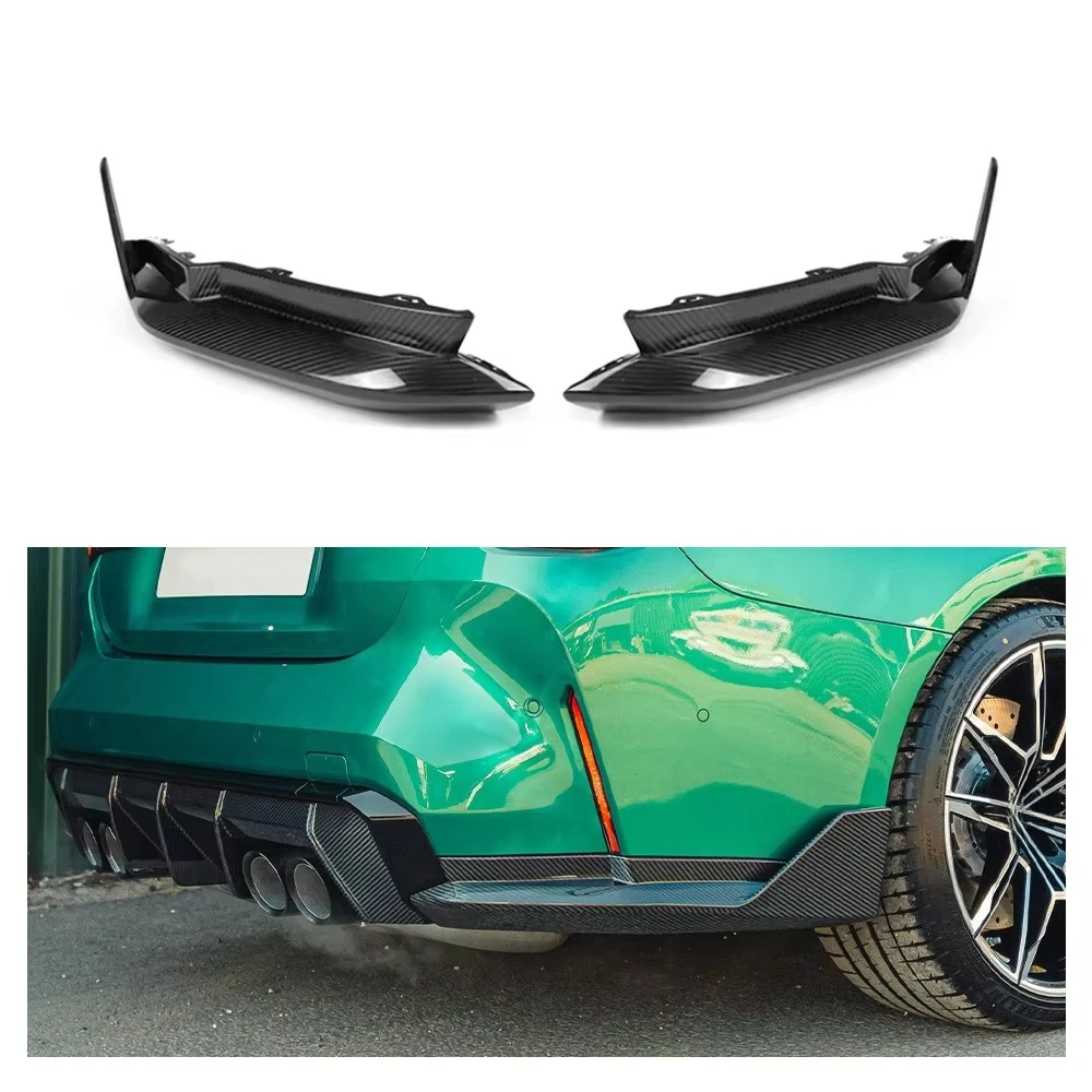 M4 G82 Body Kit Dry Carbon Fiber MP Style Bumper Rear Bumper Lip Splitter Winglet for  G82 G83 M4