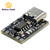 3/5PCS Ultra-Small 1A 3.7V 4.2V Lithium Battery Charging and Discharging Board with Protection Board Charger Module Type-C USB