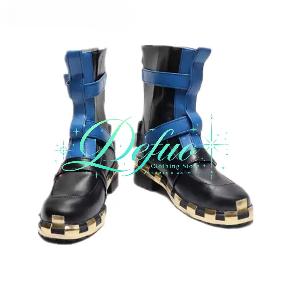 Customized Size Kinich Cosplay Shoes PU Leather Boots Character Footwear for Convention Roleplay Gathering