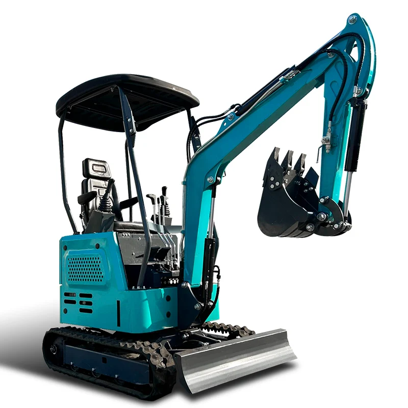 Customized China Factory Direct Mini Digger for Farm Garden Use High Quality Roof Excavator with 1-Year Warranty