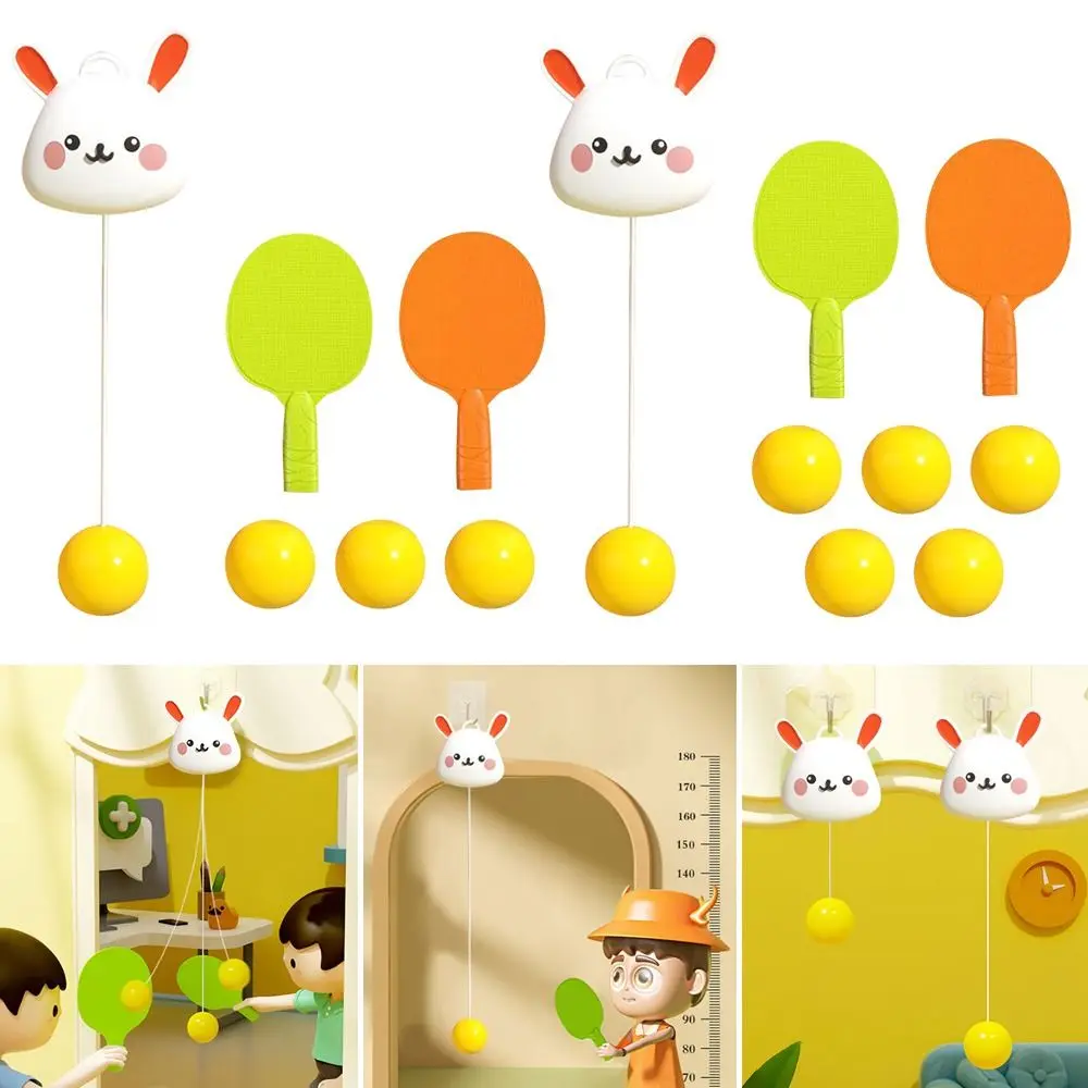 

НОВЫЕ дети с ракеткой и шариками, интерактивная игрушка, тренажер для пинг-понга, игрушечный тренажер для тенниса