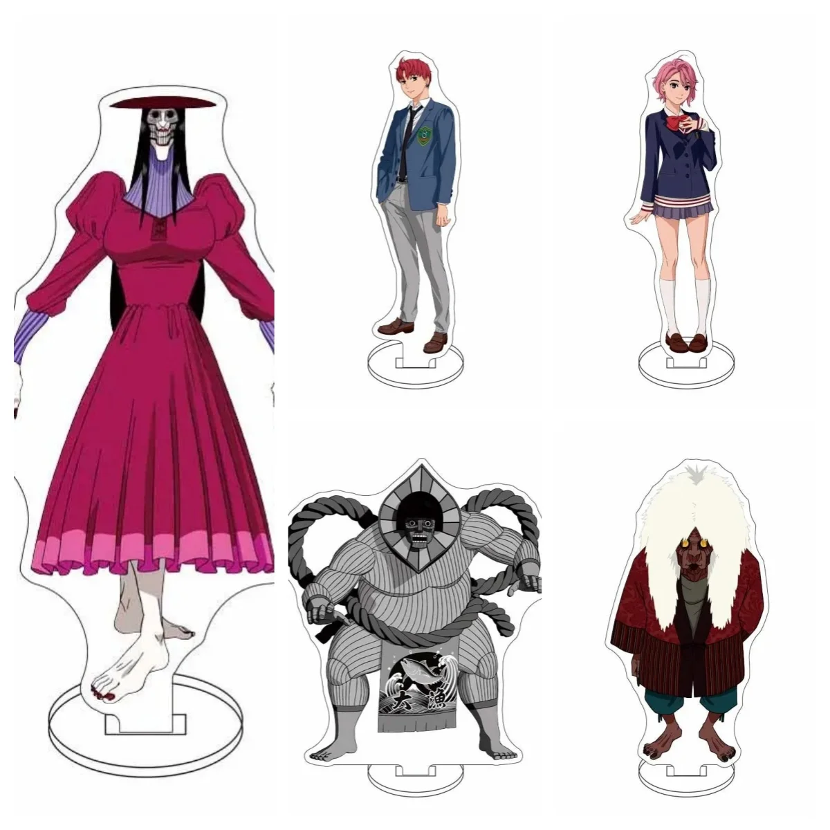 

Anime Dandadan Momo Acrylic Keychain Stand Model Plate Fans Bag Gift Figure Display Fashion Cosplay Ornaments Decoration