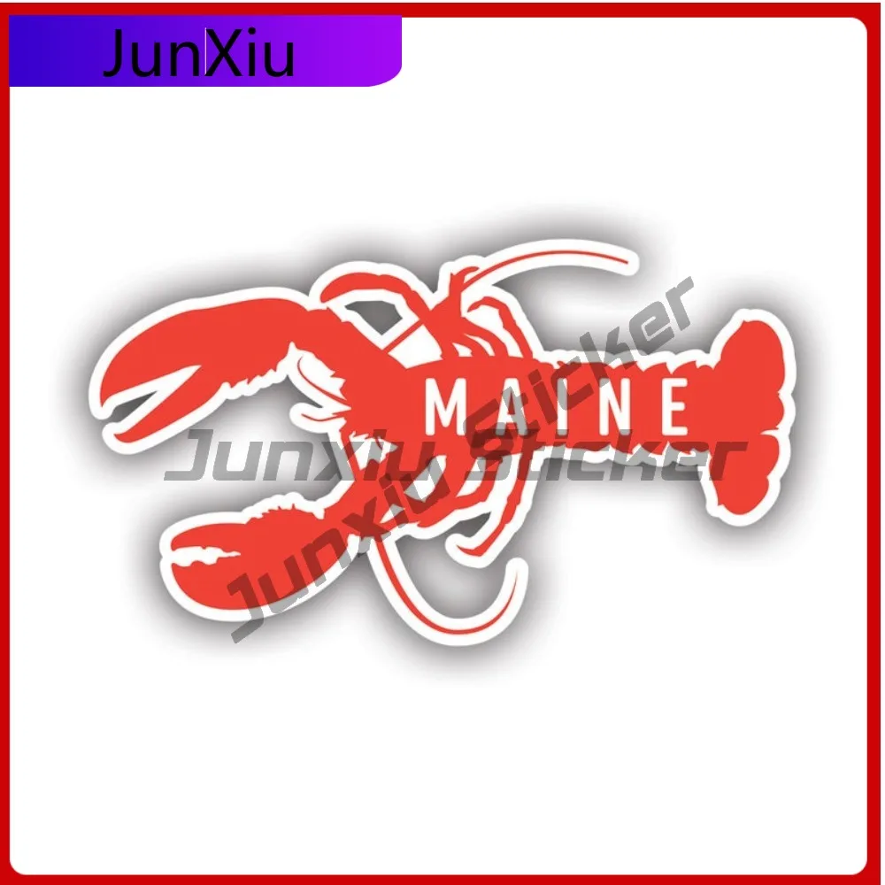 

Maine Lobster Sticker Uv Protected Decalseat Claw Me Car Sticker Vinyl Decal Waterproof Durable For Car Window Laptop Bumper