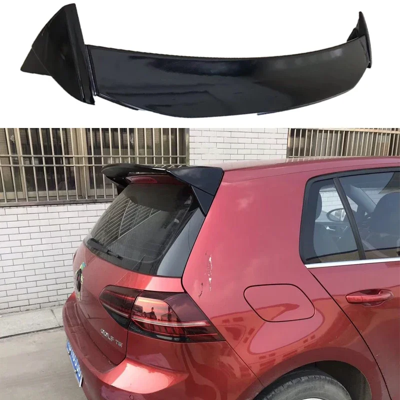 Roof Wing Aspec Style for Golf7 MK7 MK7.5 Car Styling ABS Plastic Mater Rear Lip Spoiler for Golf 7 2014 - UP