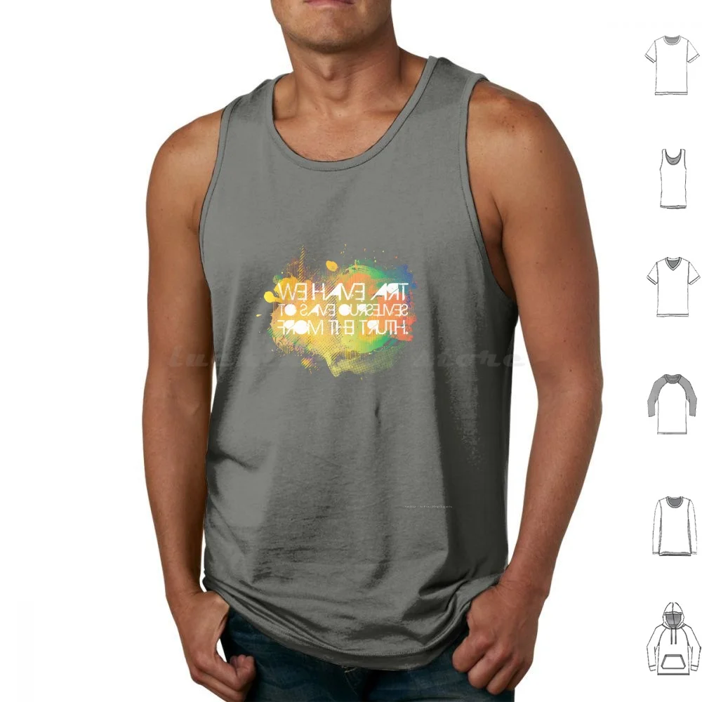 Friedrich Nietzsche Tank Tops Print Cotton Friedrich Nietzsche Truth Color Period Motivational