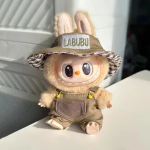 17cmのLabubu V2 Doll Clothes Fashion Chousshoodies Phoodies Doll Clothing Color Matchパーカードールズアクセサリー 12ベストセールスドールパーカー-8