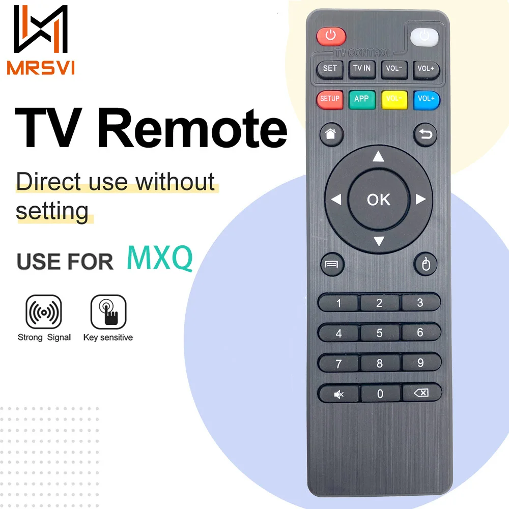 Replacement Remote Control for MXQ MXQPRO MXQ-4K M8S H96 M8 New Dropship for Android Smart TV Top Box