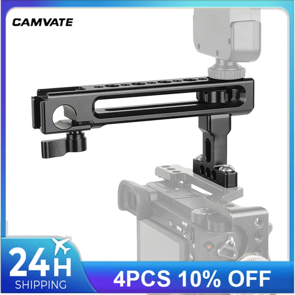 CAMVATE Aluminum Top Handgrip With Detachable Handle Seat 1/4