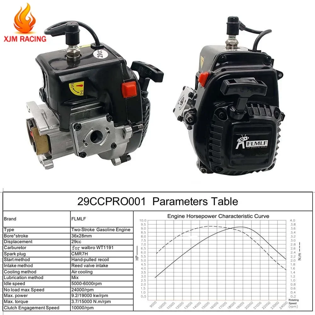 2-takt 4 Bolt 30.5CC 10HP,29CC 9.5HP,32CC 11HP Concurrentie Reed Case Motor voor 1/5 Hpi Rofun Rovan Km Baja LT FG Rc Auto Onderdelen