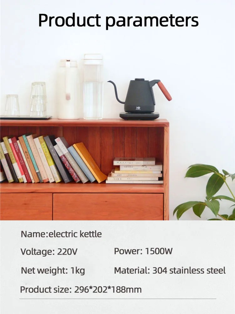 800 مللي معقوفة غلاية كهربائية اليد المشروب إبريق قهوة إبريق الشاي الذكية 1500 واط وعاء حراري التحكم في درجة الحرارة التدفئة زجاجة ماء