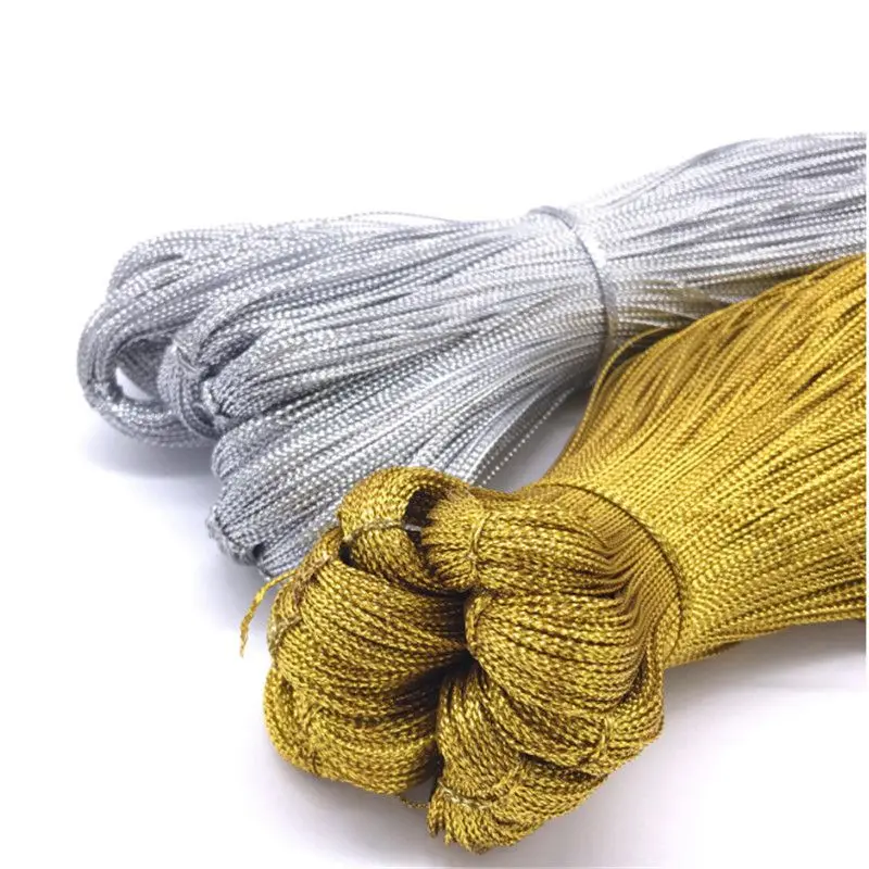 100 ياردة، 1 مم، Cuerda trenzada، Accesorios DIY para cordón de etiqueta، caja de regalo de cuerda para ambver regalos de Navidad #1