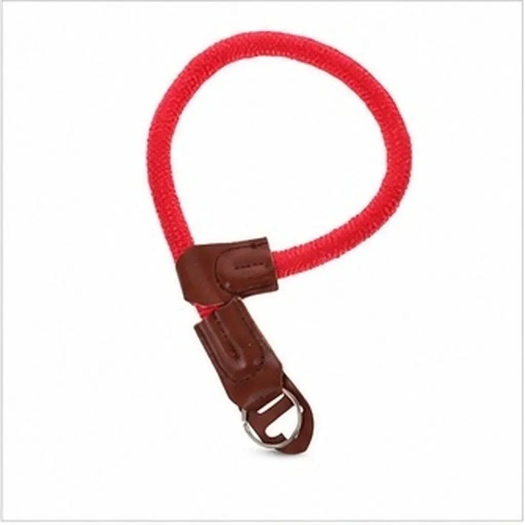 Ergonomic Camera Wrist Strap Made of Cotton PU Material for Dslr Action Cameras Ideal for Hiking Camping Travel Photography Use