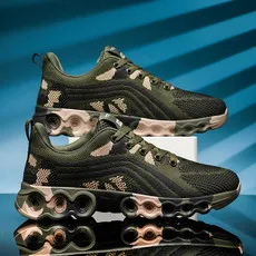 

New Arrival Unisex Running Sport Sneakers Camouflage Men Athletic Trainers Spring Summer Women Breathable Running Shoes