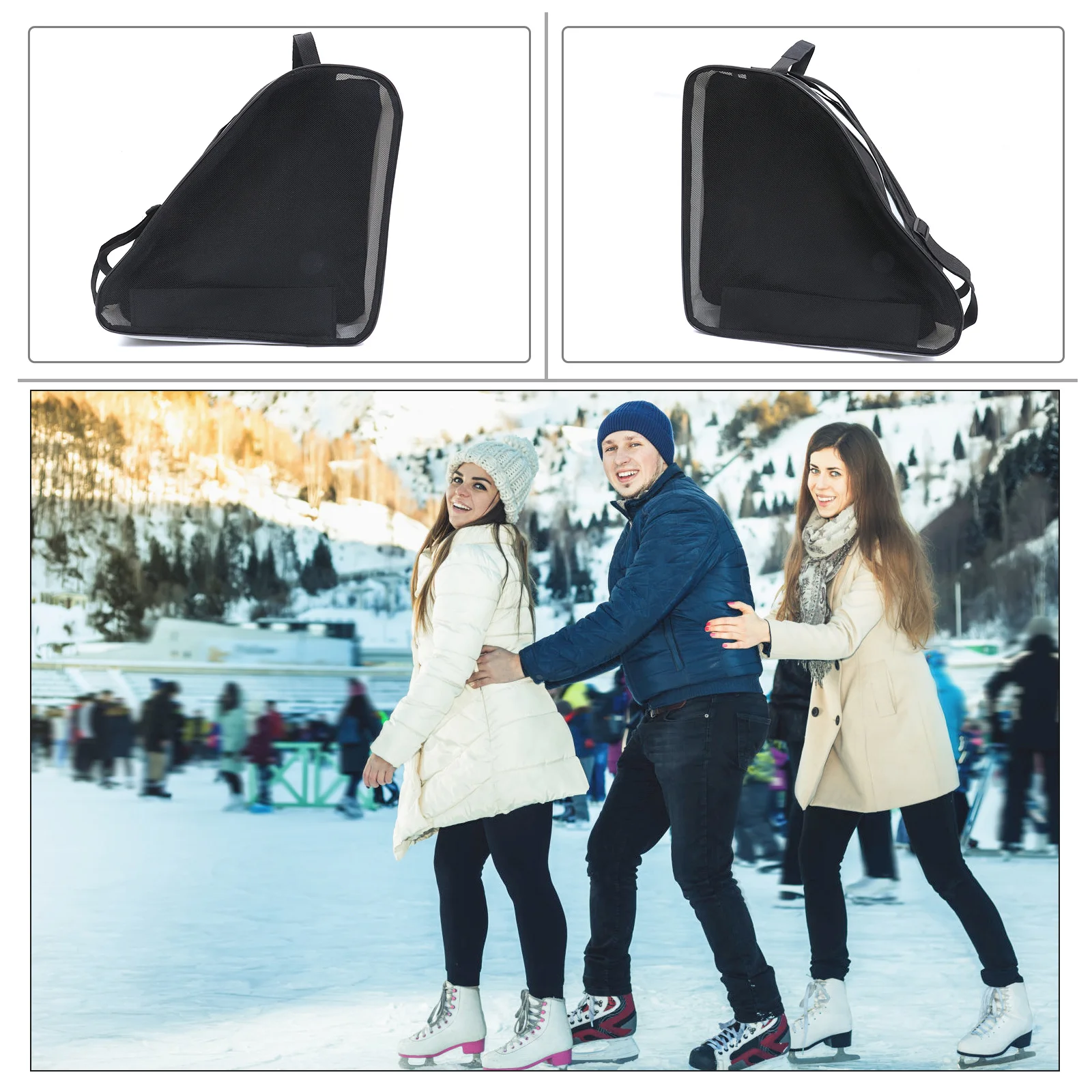 Прочная сумка для хранения, сумка для хранения роликовых коньков, роликовых коньков, портативная переноска для обуви для скейтбординга, легкая