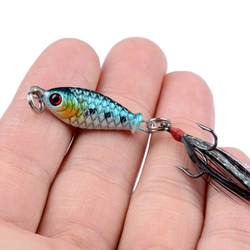 4pcs/Lot Mixed Color Spinner Spoon Fishing Lure Set Metal Sequins Artificial Baits Wobbler Rotating Bait With Treble Hooks Kit